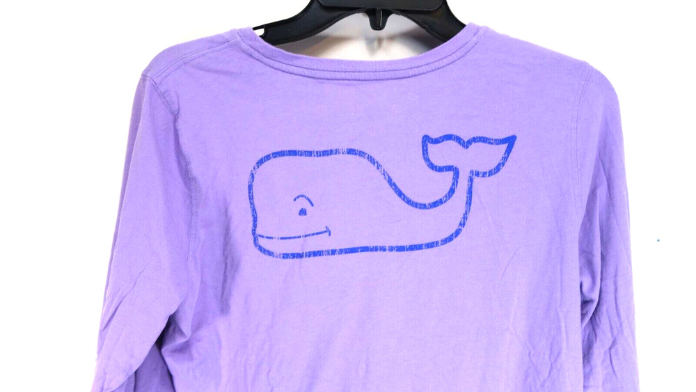 Nwt Vineyard Vines Kids Boys Whale Long Sleeve Pocket Tee T-Shirt Sz L 16