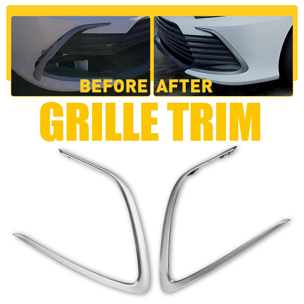 Fit 2021-2023 Toyota Camry LE XLE Front Bumper Grille Grill Strip Trim S
