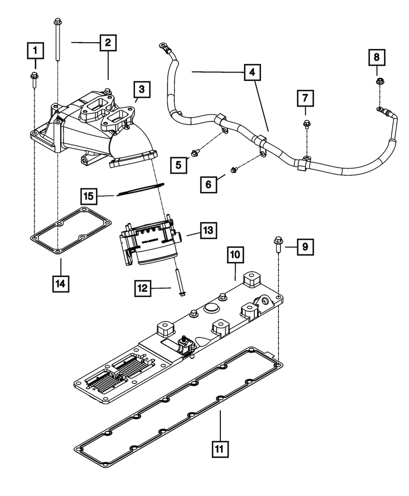 Genuine Mopar Intake Manifold Plenum 68038759AA OEM Replacement