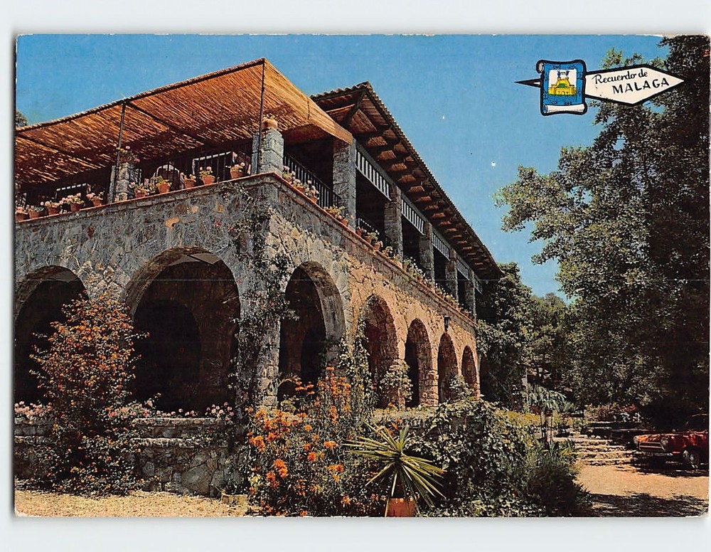 Postcard Parador de Málaga Gibralfaro Spain