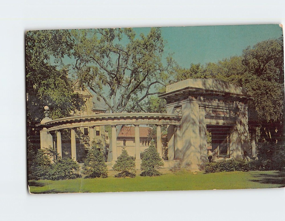 Postcard Oberlin College Memorial Arch Oberlin Ohio USA