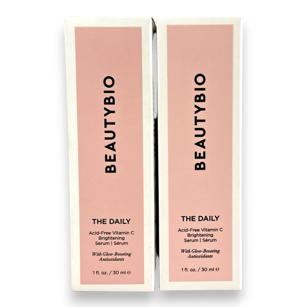 Beautybio The Daily Acid-Free Vitamin C Brightening Serum 1fl.oz./30ml LOT OF 2-image