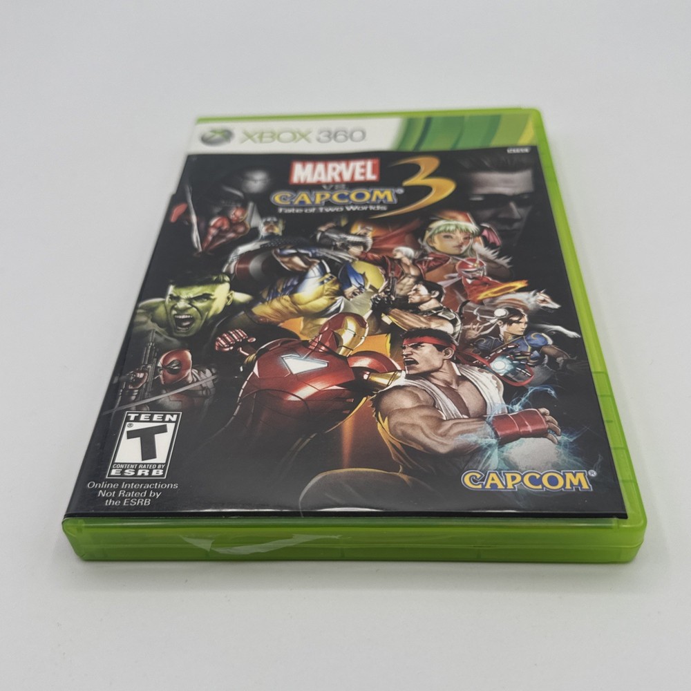 Marvel vs. Capcom 3: Fate of Two Worlds (Xbox 360) CIB Complete & Tested Works
