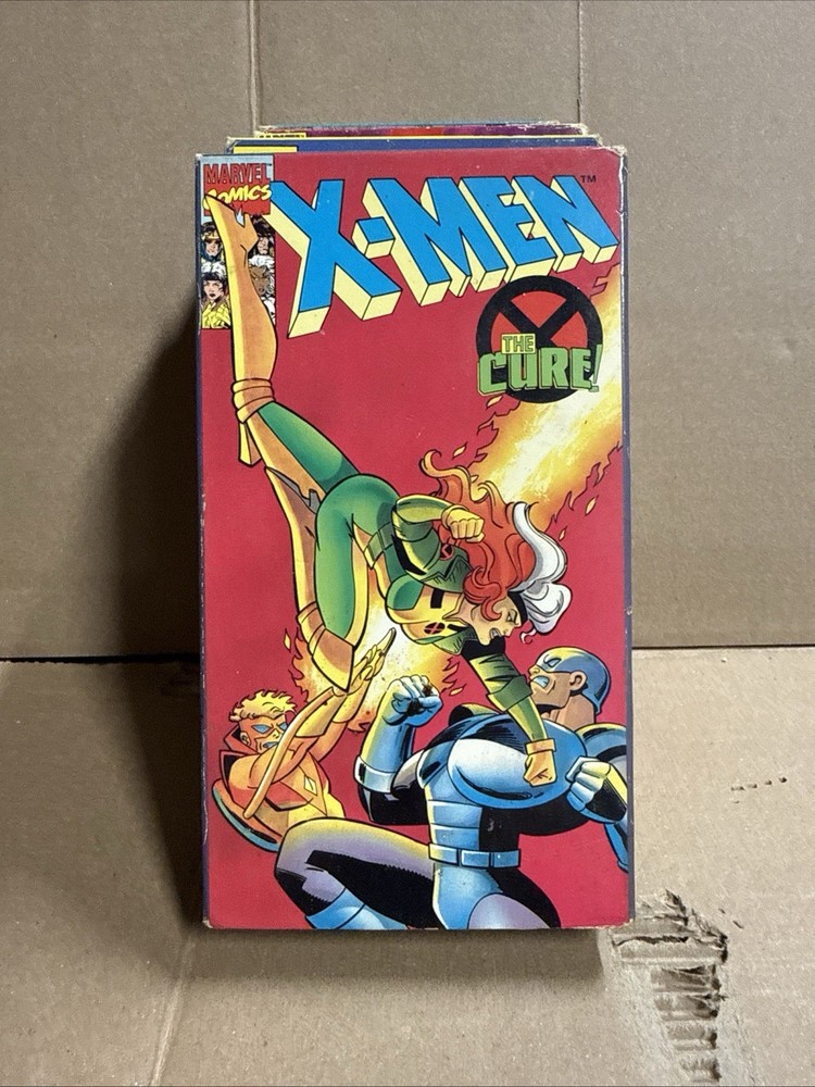 Vintage X-Men VHS Lot (1990s Marvel Animated Series) – Set of 4