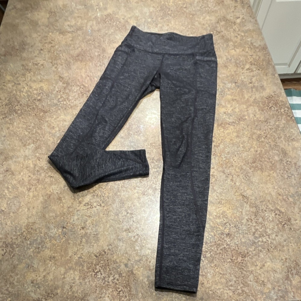 Athleta Gray  Leggings Women's Size XS Solid Regular Pockets