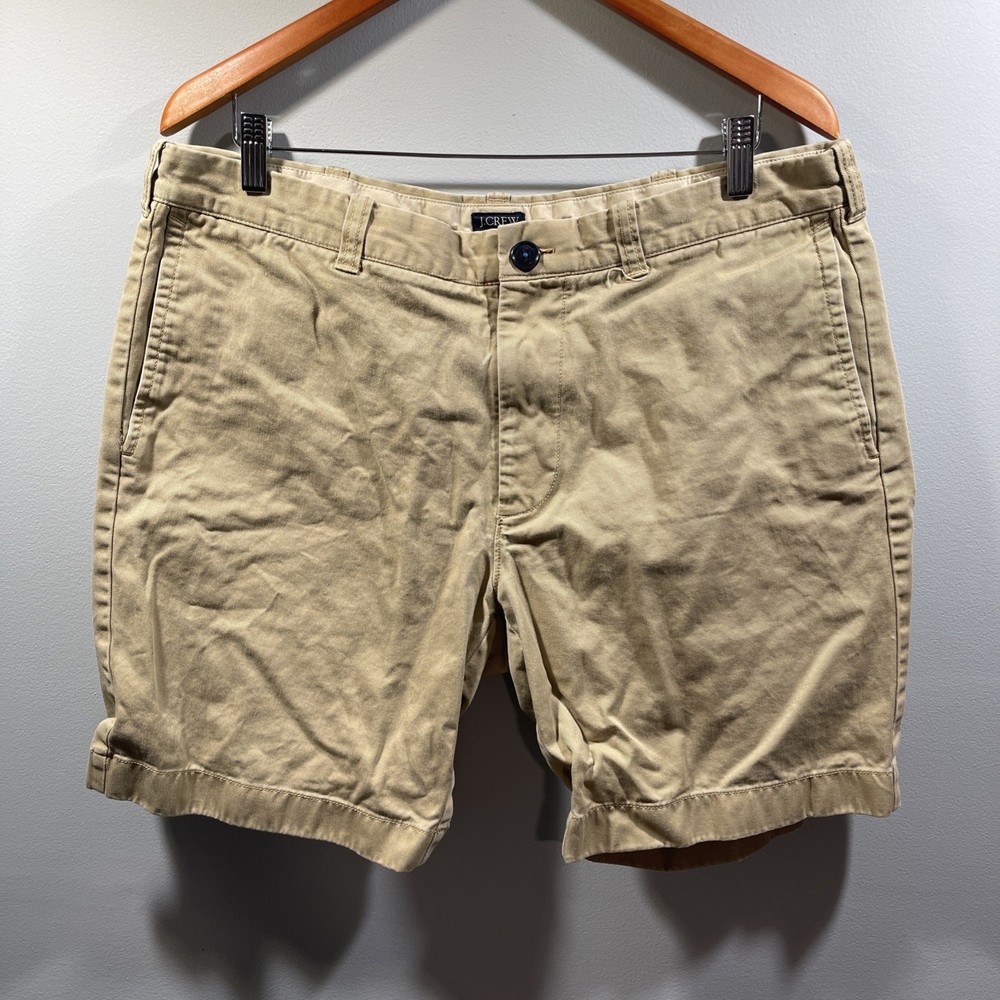 J Crew Gramercy Shorts Men's 36 Chino Khaki Brown 8” Preppy Golf