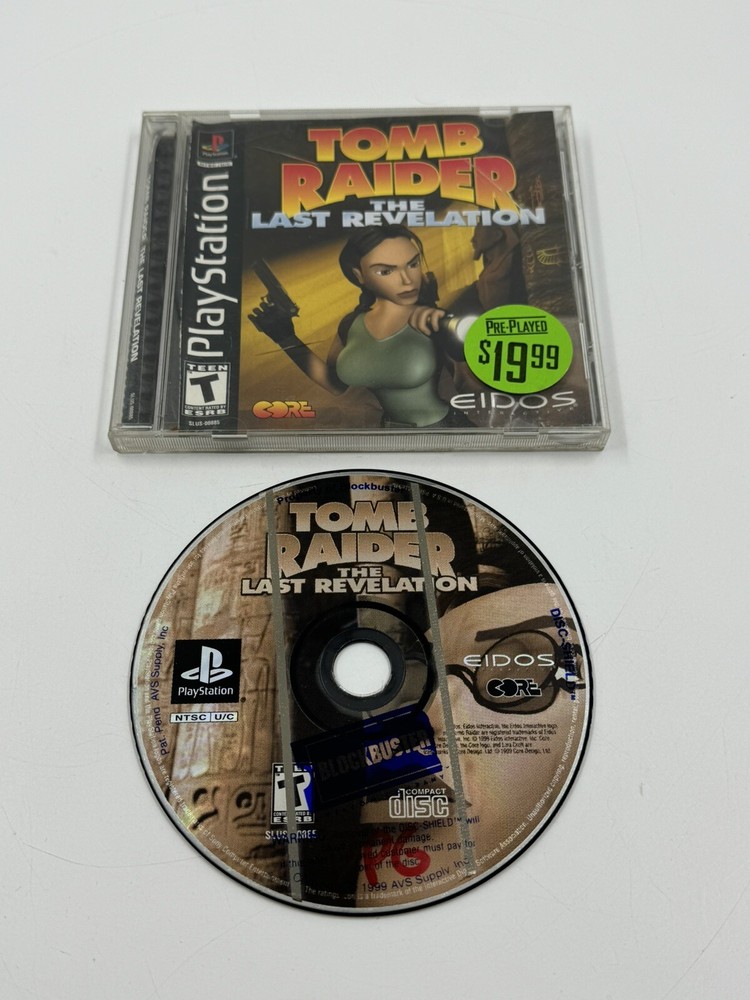 Tomb Raider: The Last Revelation (Sony PlayStation 1, 1999) PS1 READ