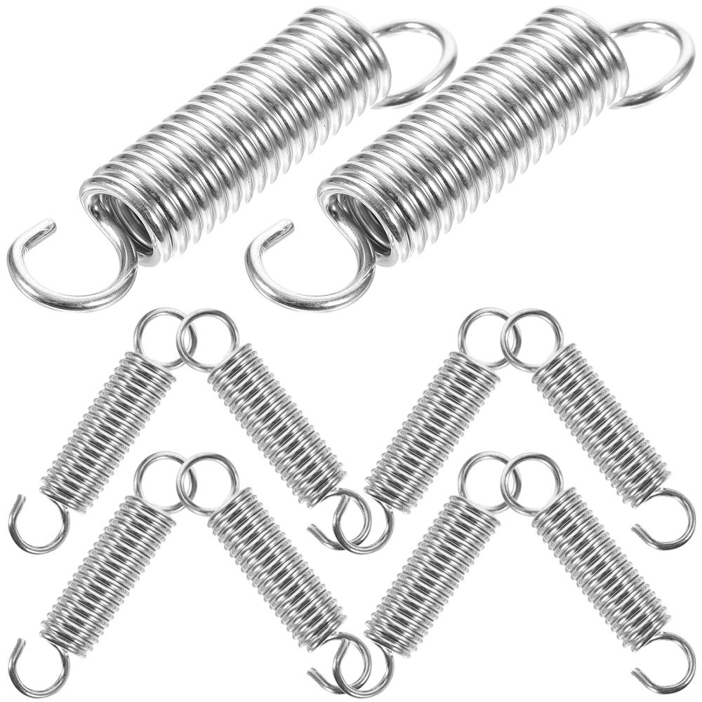 10-Piece Tension Spring Set for Extension & Compression