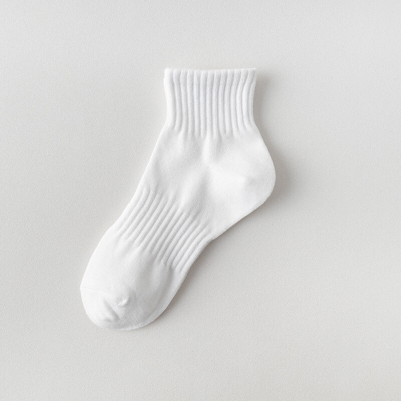 Wholesale Solid Color High Elastic Sports Socks for Active Lifestyles