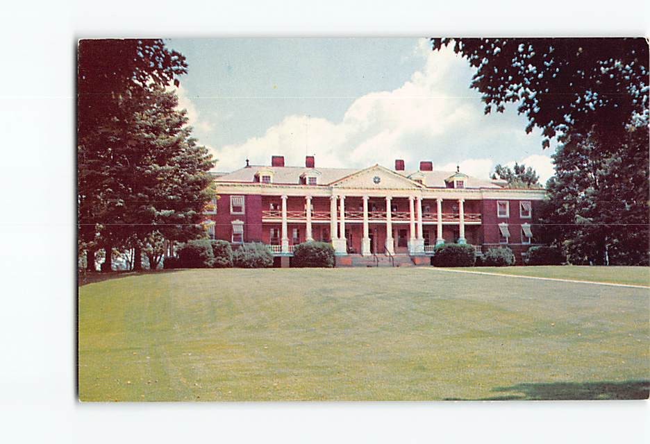 Postcard John M. Hunt Home Nashua New Hampshire USA