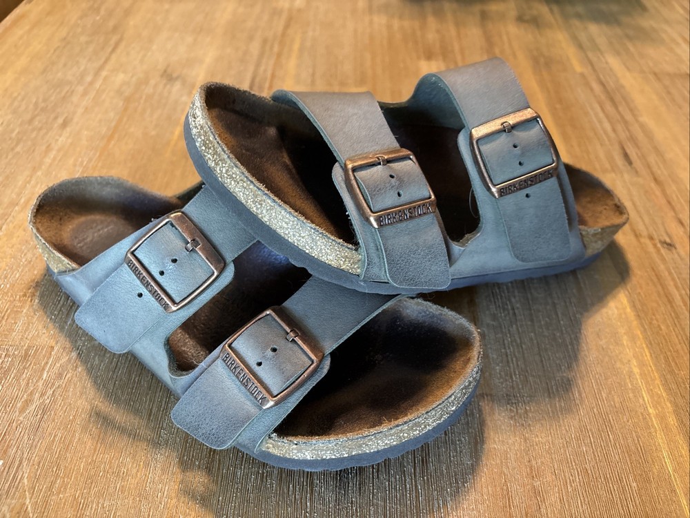 Birkenstock Arizona Birkibuc Sandals - 151211 - Stone - Size 40 L9 M7 Germany
