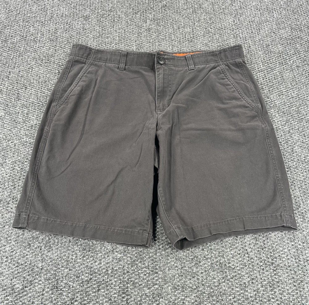 Urban Pipeline Chino Shorts Men 36 Dark Gray Max Flex Stretch Casual Work Preppy