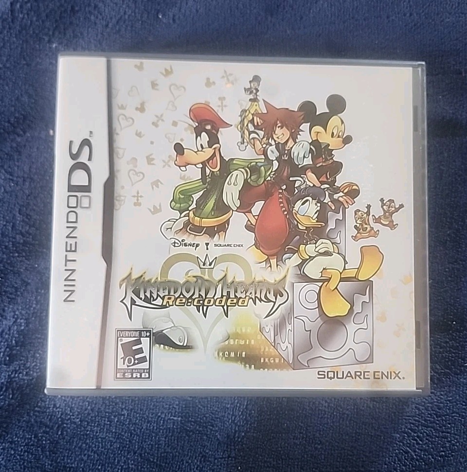 Disney Kingdom Hearts: Re:coded (Nintendo DS 2011) No Manual Tested! Square Enix
