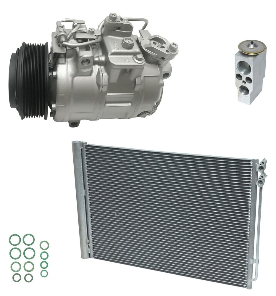 2016 BMW 640i Gran Coupe 3.0L RYC Reman AC Compressor & Condenser Kit FA26A-image