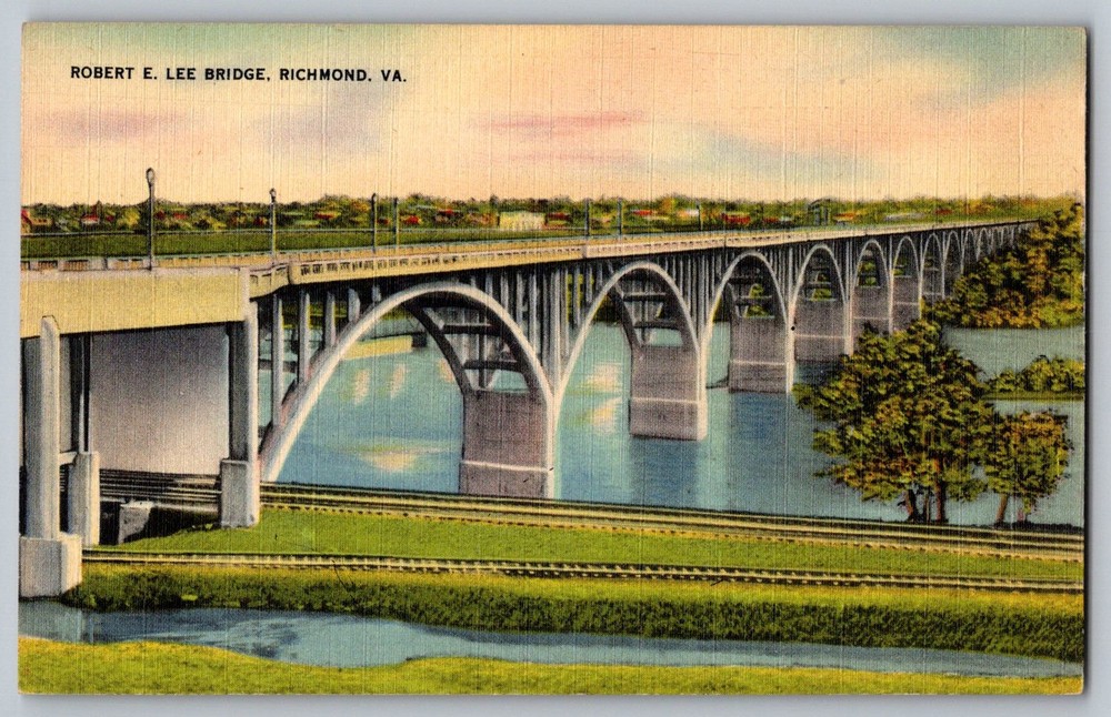 Postcard - Robert E. Lee Bridge, Richmond, Va