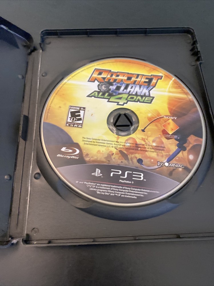 Ratchet & Clank: All 4 One Sony PlayStation 3 2011 PS3 Disc Only