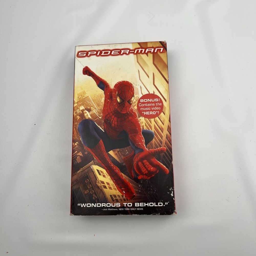 Spider-Man (VHS, 2002) Factory Sealed  - Marvel Spiderman Tobey Maguire New
