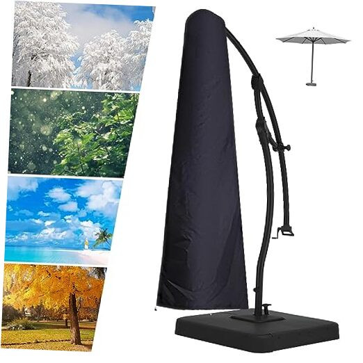 600D Waterproof Oxford Fabric Cantilever Patio Umbrella Cover