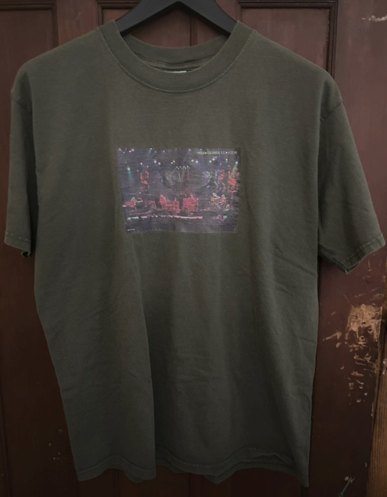 Vintage Phish 1994 Columbia SC Concert Graphic Tee Olive Green Size L