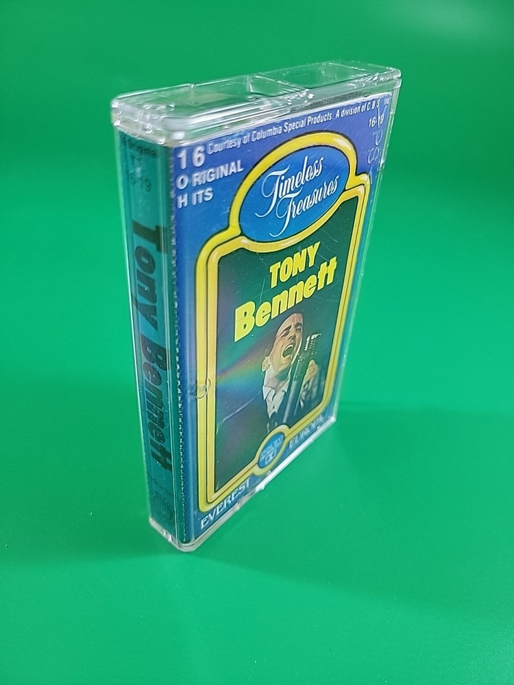 Tony Bennett Timeless Treasures Cassette Tape 1985 16 Tracks Italian Release