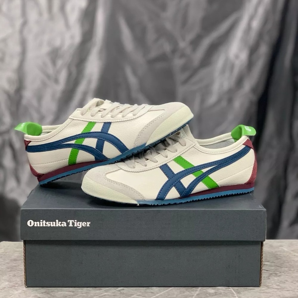 1183A201-115 Onitsuka Tiger Mexico 66 Cream Mako Blue Men’s