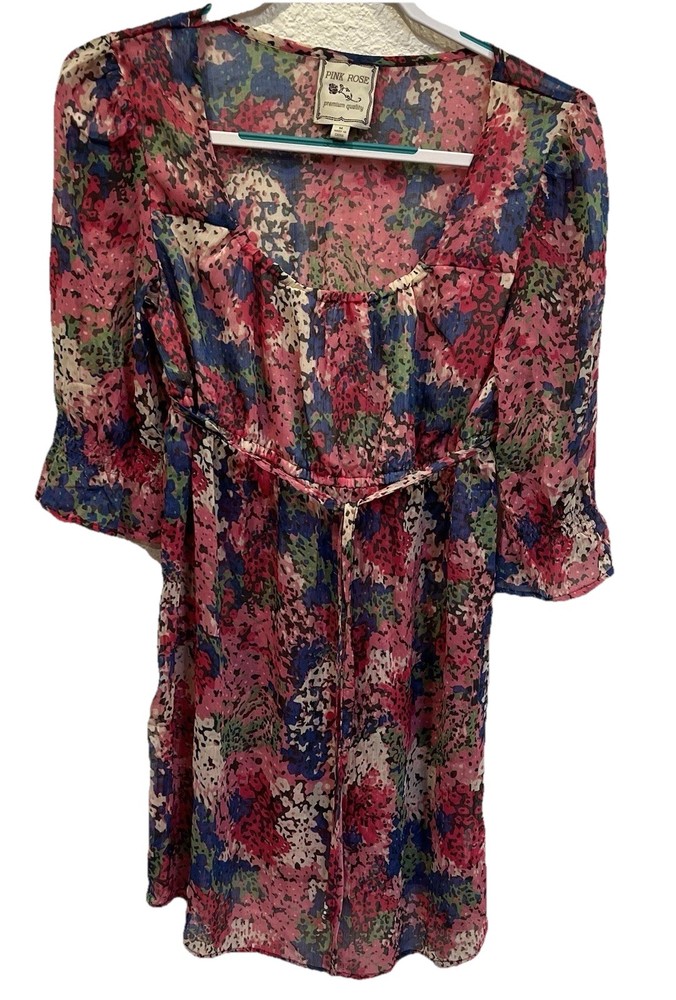 Pink Rose - Summer Top Very Elegant Perfect For Shorts Or Jeans ￼￼