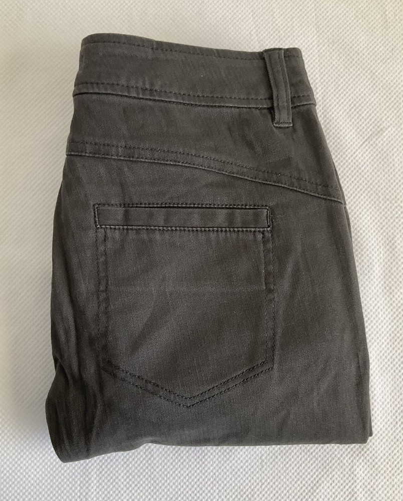 Free People Women's 2 Green MotoSkinny Pants Low Rise Zipper Pockets And Bottom