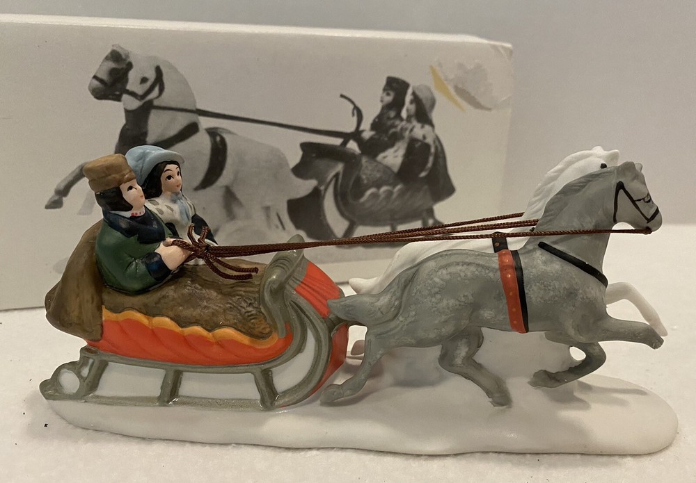 Dept. 56 Heritage Village SleighRide 6511-0 READ W/box