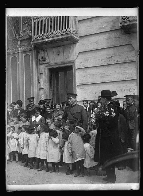 Photo:Naples Italy 1918 Refugee Children Kindergarten ARC Children Group