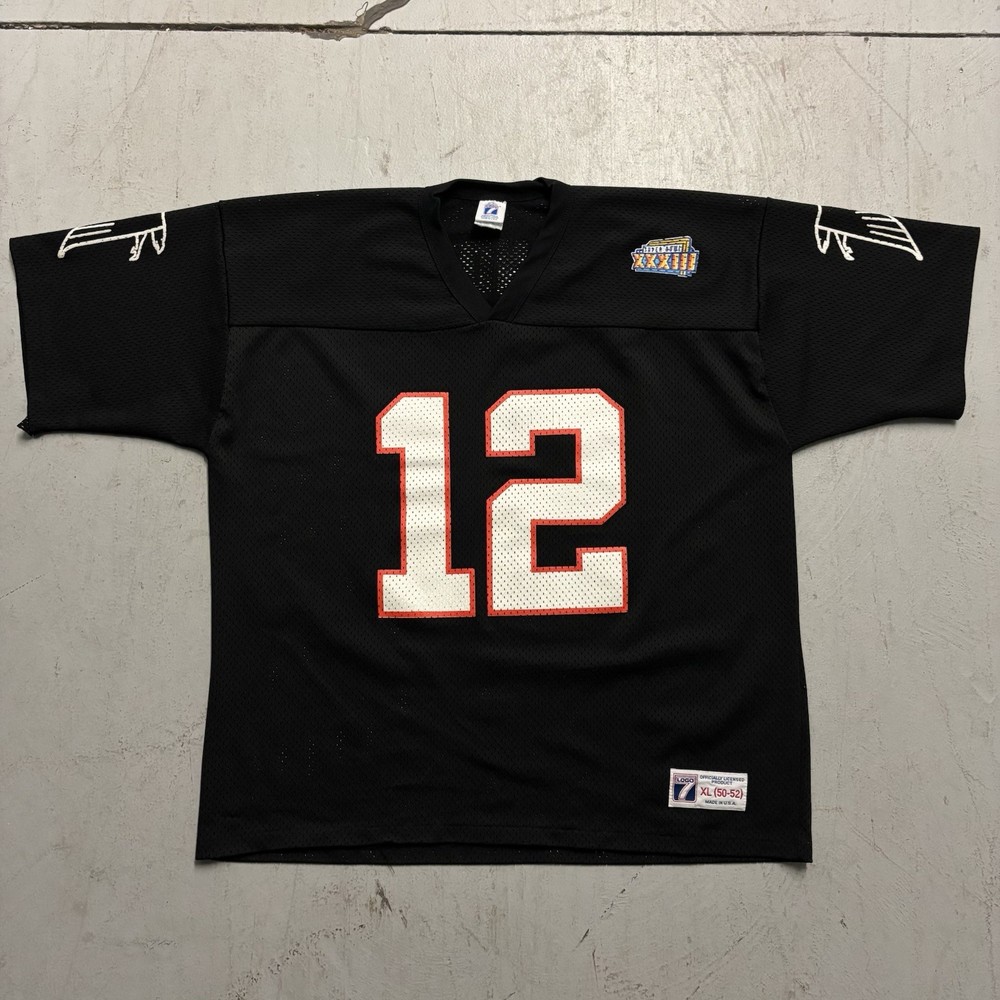 Vintage 90s Logo 7 Atlanta Falcons Chandler NFL Football Sports Jersey Size XL