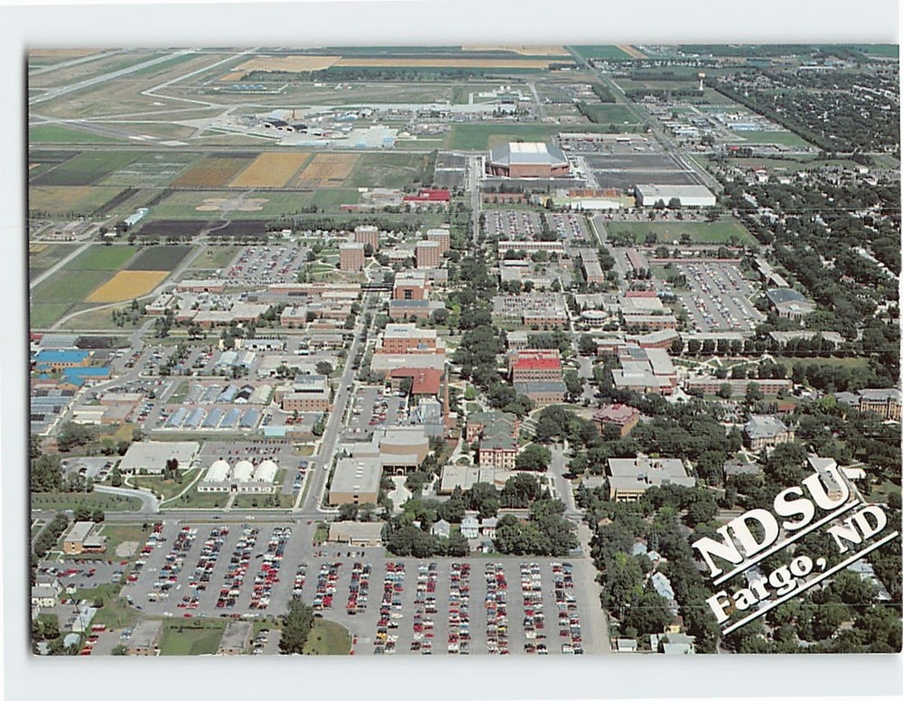 Postcard Aerial View North Dakota State University Fargo North Dakota USA