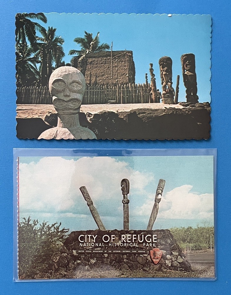 Postcard Lot City Of Refuge National Historical Park Hawaii Hoonaunau