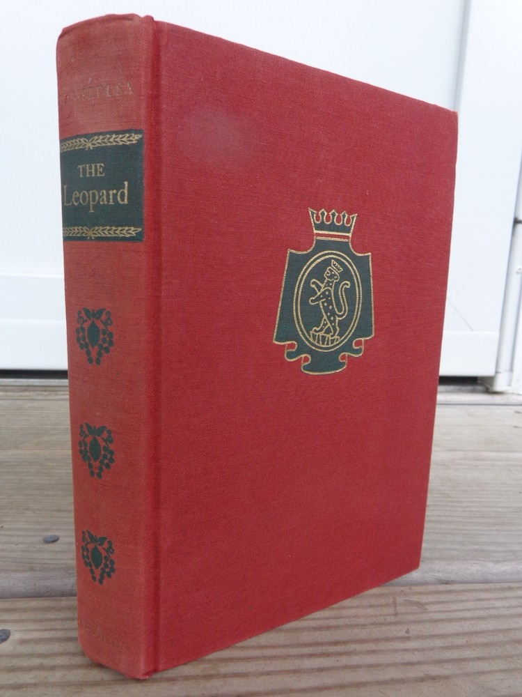 The Leopard by Giuseppe di Lampedusa 1960 HC Pantheon Book Red Staging Decor
