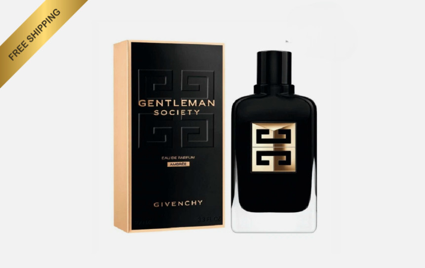 Givenchy Gentleman Society Ambree cologne Eau de Parfum Spray 3.3 oz New &Sealed