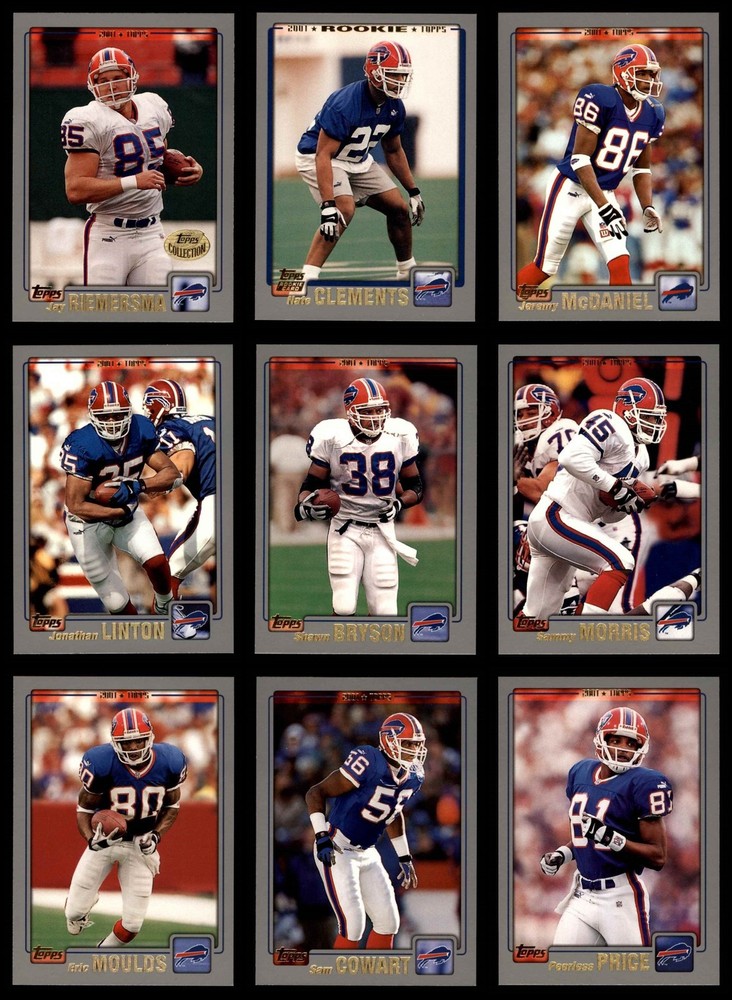 2001 Topps Bills Almost Complete Team Set 8 - NM/MT 7129662 (13 / 14 cards)