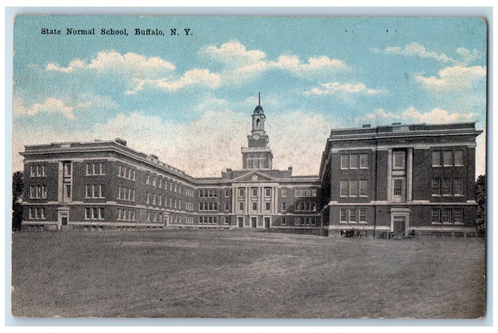 c1910 State Normal School Buffalo New York NY Antique Unposted Postcard