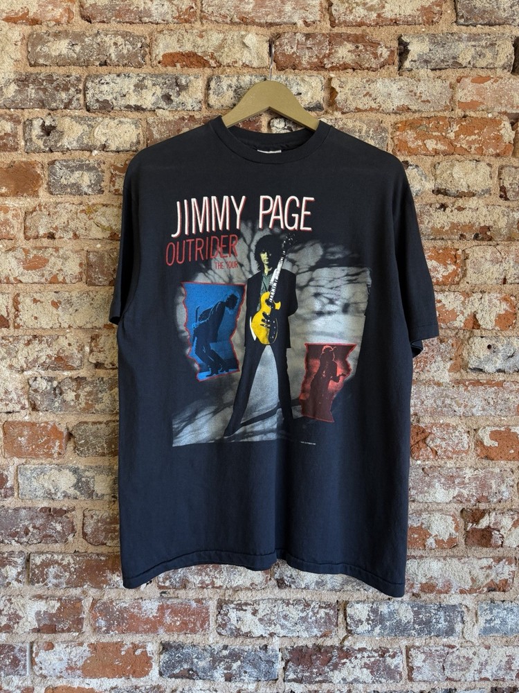 Vintage 1988 Jimmy Page Outrider Tour Shirt Size Large