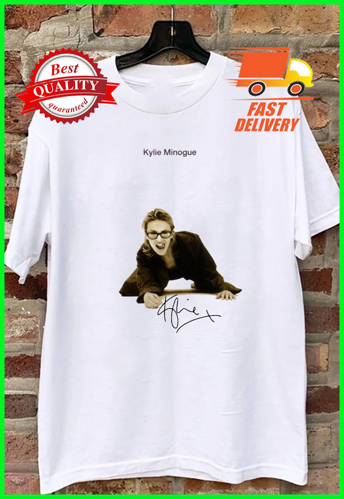 NEW Kylie Minogue Album Kylie White T-Shirt All Size Gift FASTSHJP78