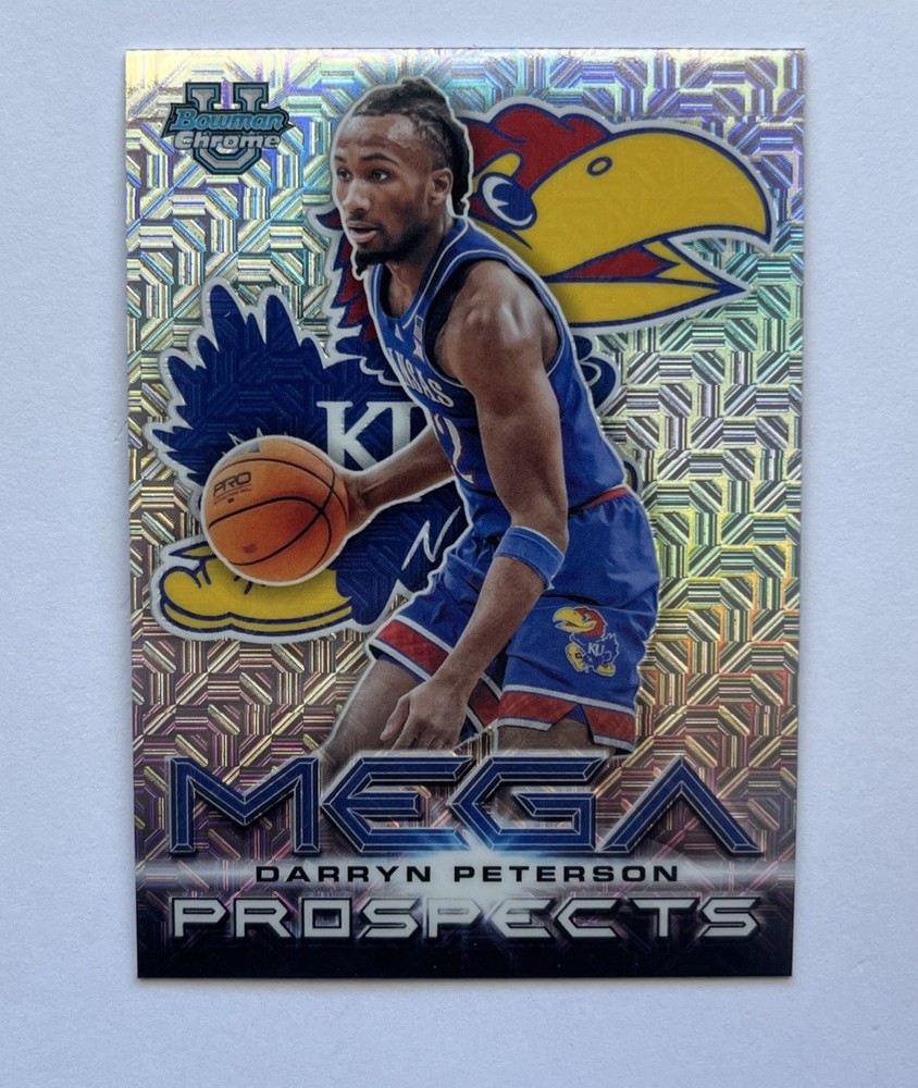 2025-26 Bowman Chrome Mega Prospects Mojo Refractor Darryn Peterson #MP-2 Jazz