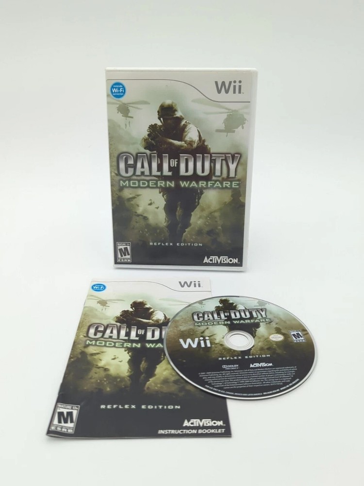 Call of Duty: Modern Warfare -- Reflex Edition (Nintendo Wii, 2009) CIB Complete
