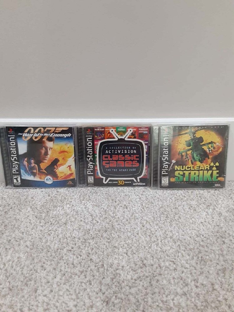 Playstation 1 Lot Of 3 Games (All Tested and Working)