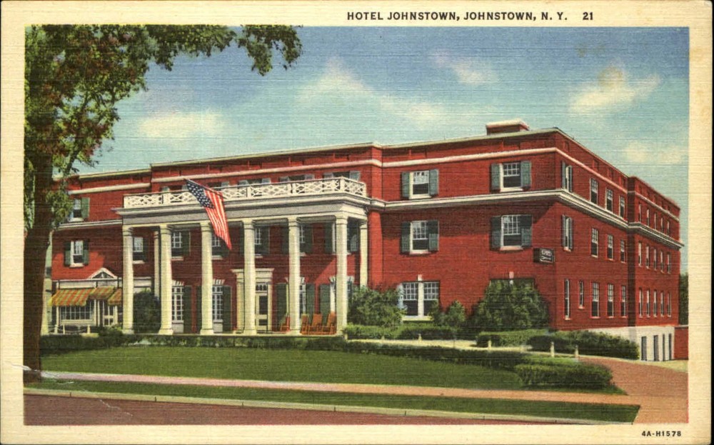 Hotel Johnstown New York NY 1930s vintage postcard sku881
