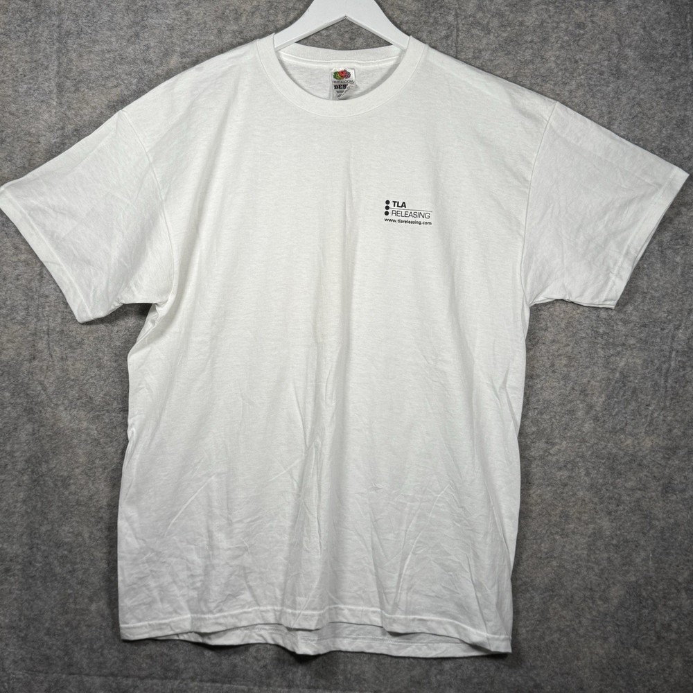 Vintage TLA Releasing Movie Production Promo White T Shirt Mens Size XL 23x31