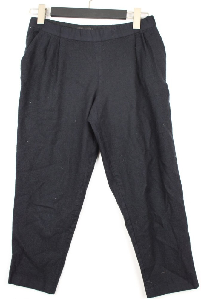 THE ROW Black Skinny Stretch Pants Trousers Side Zip Size 6 / W32