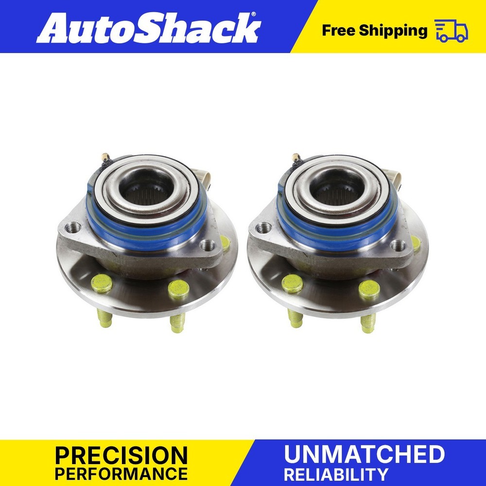Chevy Uplander Buick Terraza Saturn Relay V6 Front Wheel Hub Bearings Pair