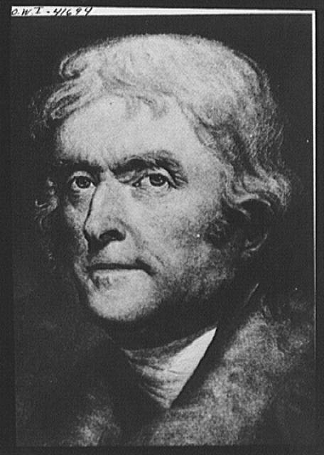 Photo:Thomas Jefferson Portrait 1930s 1940s Historical Photograph Print