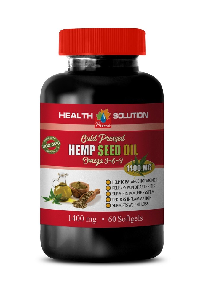 hemp capsules - ORGANIC HEMP SEED OIL 1400MG 1B- pain relief pills extra