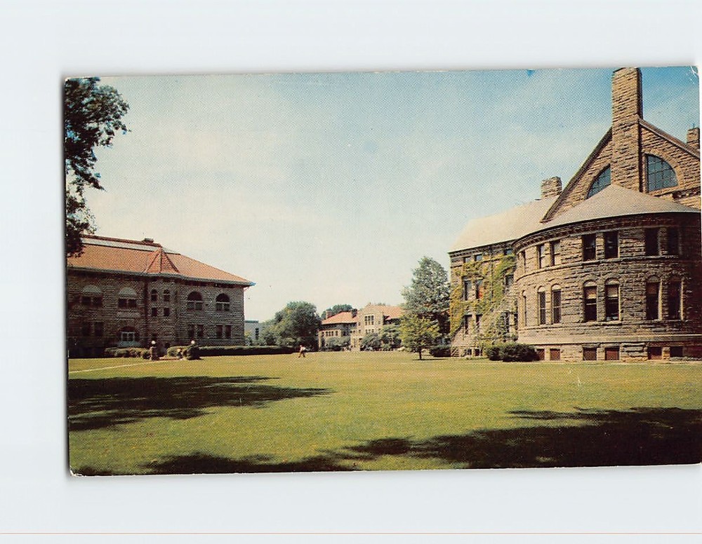 Postcard View Of Campus Oberlin College Oberlin Ohio