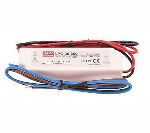 Mean Well LPC-20-350 17W 350mA 9 48VDC Constant current LED power supply IP67
