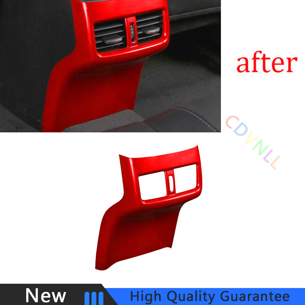 Fit For Mazda 6 Atenza 2020-2021 Bright Red Car Rear Air Outlet Protection Panel